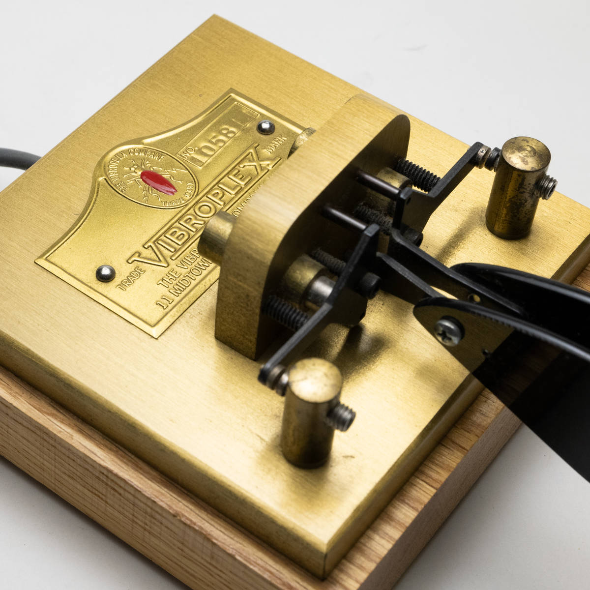 VIBROPLEX製ブラスレーサーアイアンビック/BRASS RACER IAMBICウッドベースダブルレバーの落札情報詳細 ヤフオク落札