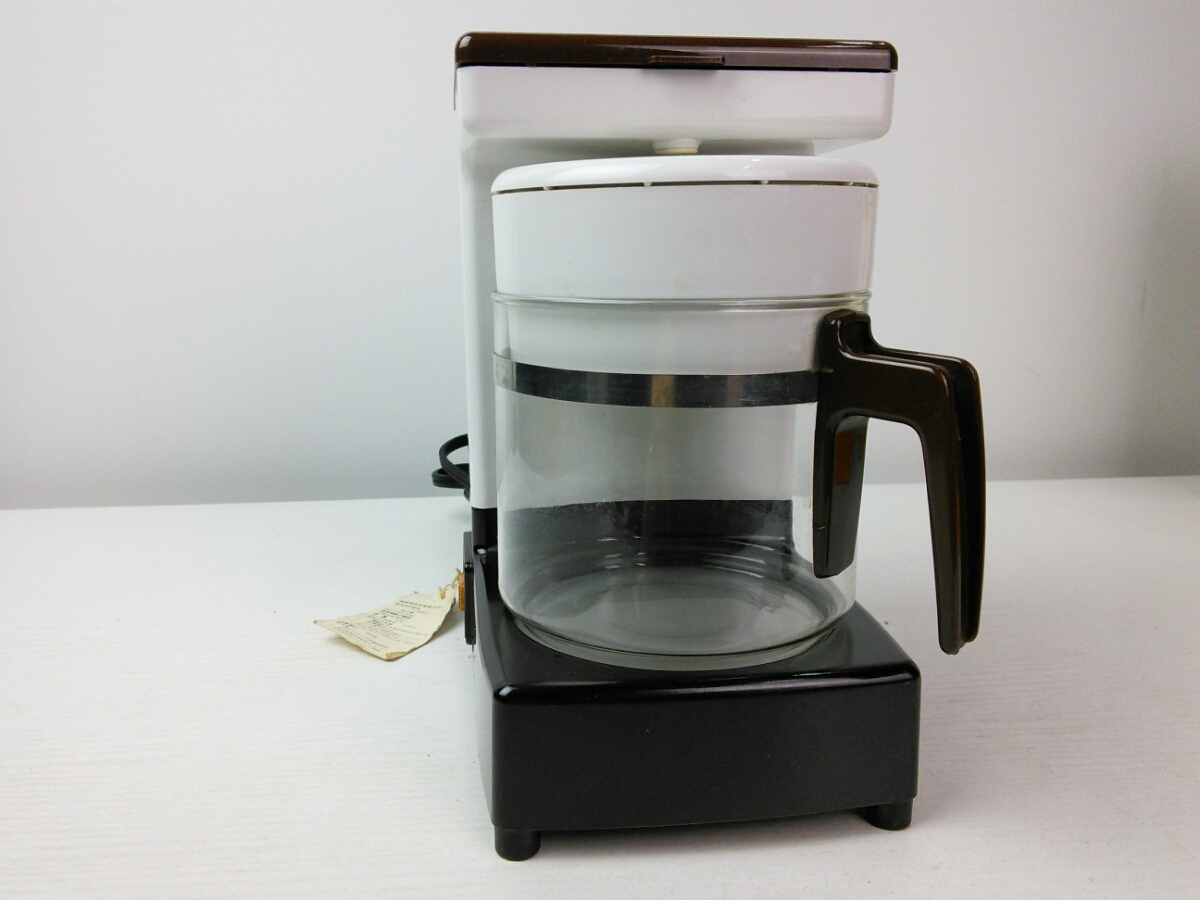 1211k 昭和レトロ 中古 フィリップス コーヒーメーカー HD5113B 電気ポット 自動コーヒー抽出機 アンティーク PHILIPS