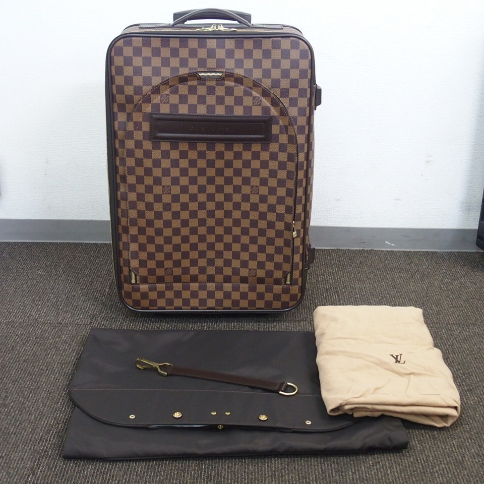 N23294 LOUIS VUITTON ルイヴィトン LV ぺガス55 ダミエ スーツケース キャーリーケース キャリーバッグ 旅行バッグ