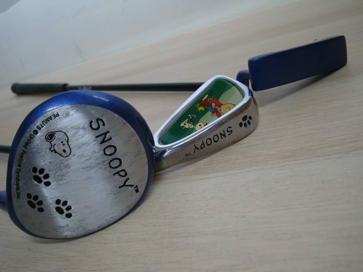 中古 LA JOLLA CLUB スヌーピー ジュニアクラブ セット ドライバー・アイアン・パター ゴルフクラブの落札情報詳細 ヤフオク