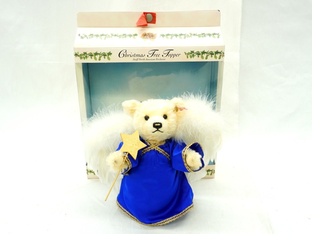 【目立った傷や汚れなし】1000円スタート テディベア Steiff シュタイフ Christmas Tree Topper USA