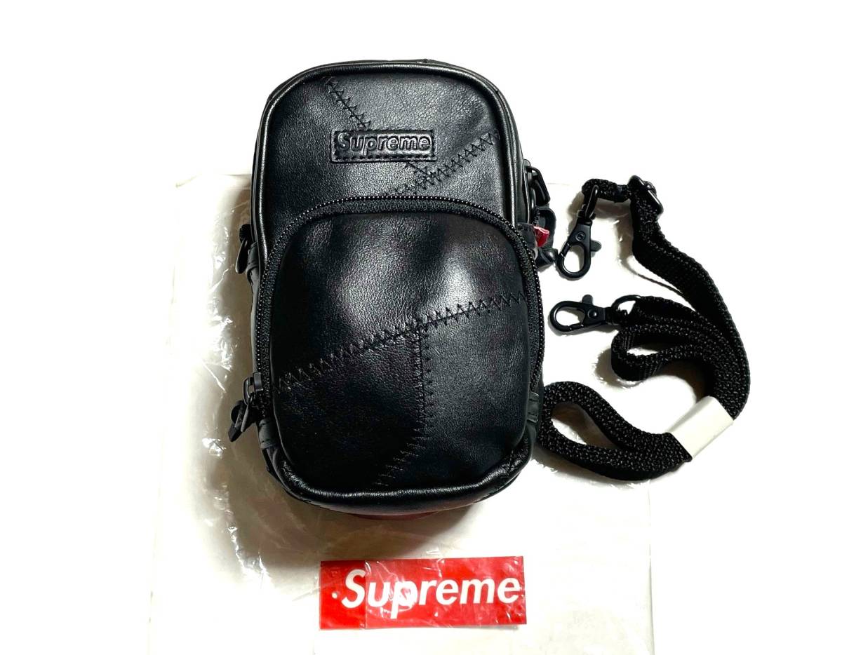 【未使用】Supreme Patchwork Leather Small Shoulder Bagシュプリーム パッチワーク レザーショルダー