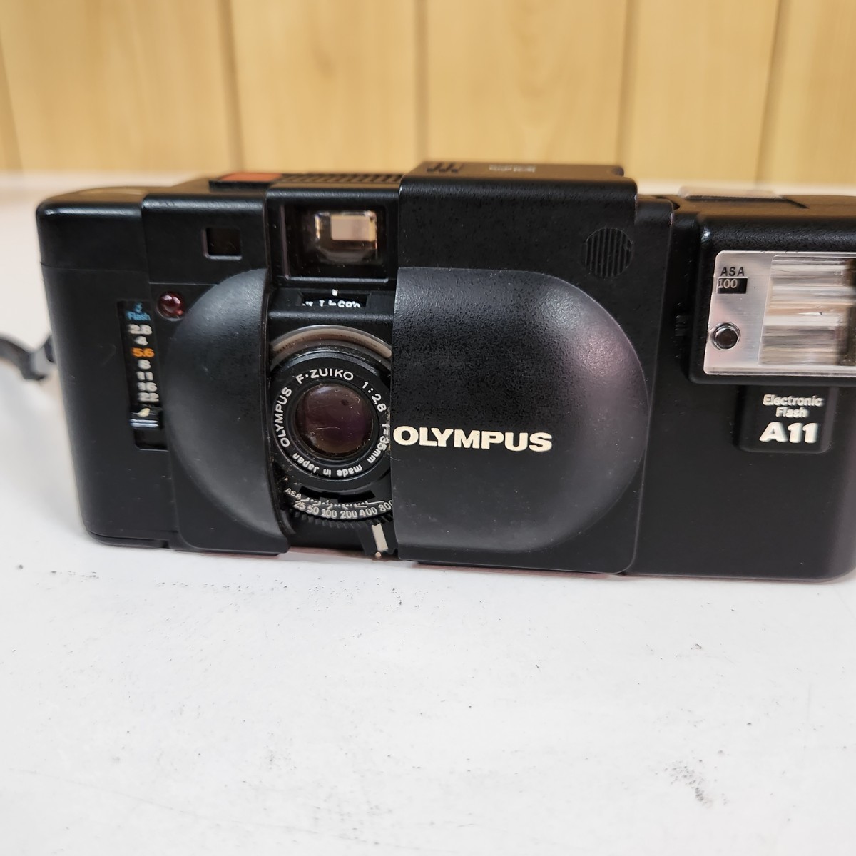 【傷や汚れあり】1円～【動作未確認】OLYMPUS XA A11 Electric Flash FZUIKO 35mm F2.8 フィルム