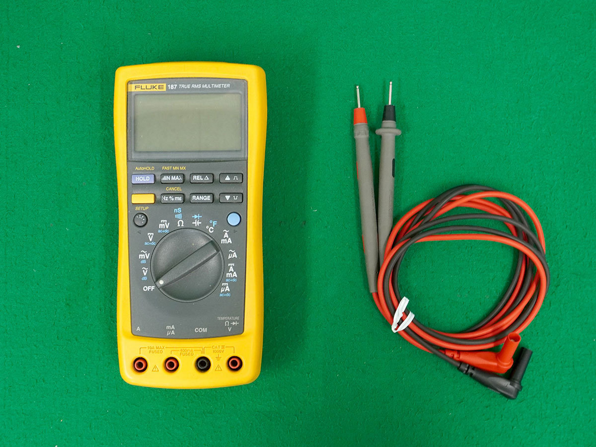 【やや傷や汚れあり】FLUKE ディジタルマルチメータ 187 TRUE RMS MULTIMETER フルークの落札情報詳細 ヤフオク