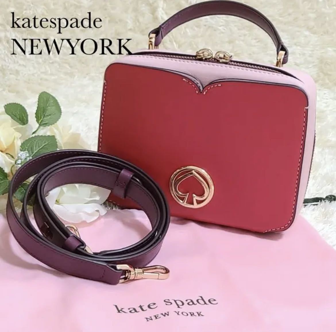 【未使用に近い】極美品kate spade new yorkケイトスペードニューヨークミニトップハンドル2wayの落札情報詳細 ヤフオク