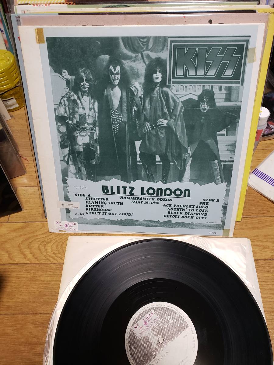 【目立った傷や汚れなし】KISS LP BLITZ LONDON HAMMERSMITH ODEON 1976の落札情報詳細 ヤフオク落札価格検索 オークフリー