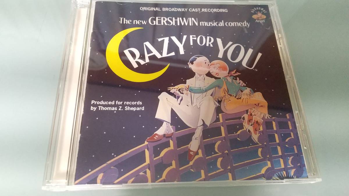 【やや傷や汚れあり】CD Crazy for You OST クレイジー・フォー・ユー ミュージカル オリジナル・サウンドトラック 英語版の