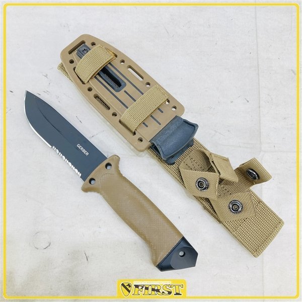 【やや傷や汚れあり】1034】Gerber（ガーバー）LMF II インファントリー サバイバルナイフ フルタング DEの落札情報詳細