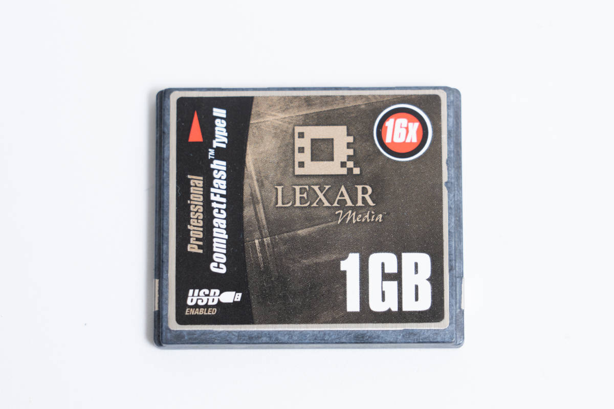 【やや傷や汚れあり】Lexar レキサー CFカード TypeII 1GB コンパクトフラッシュの落札情報詳細 ヤフオク落札価格検索 オークフリー