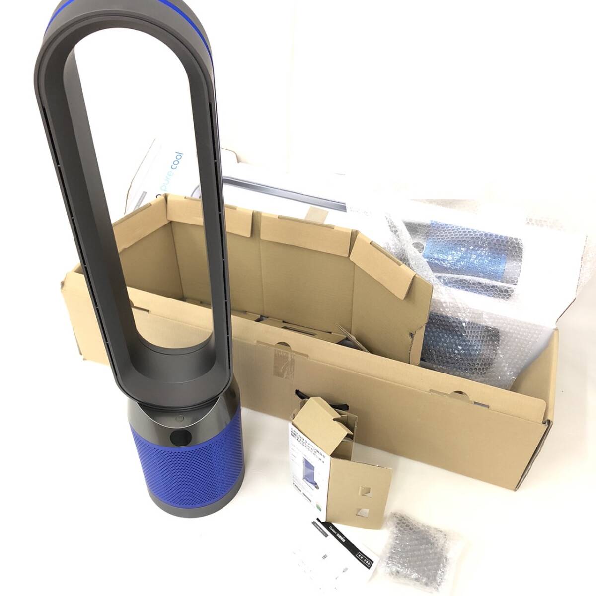 【目立った傷や汚れなし】【1円スタート送料無料】dysonダイソンPure Cool 空気清浄タワーファン（アイアン/ブルー）TP04 IB