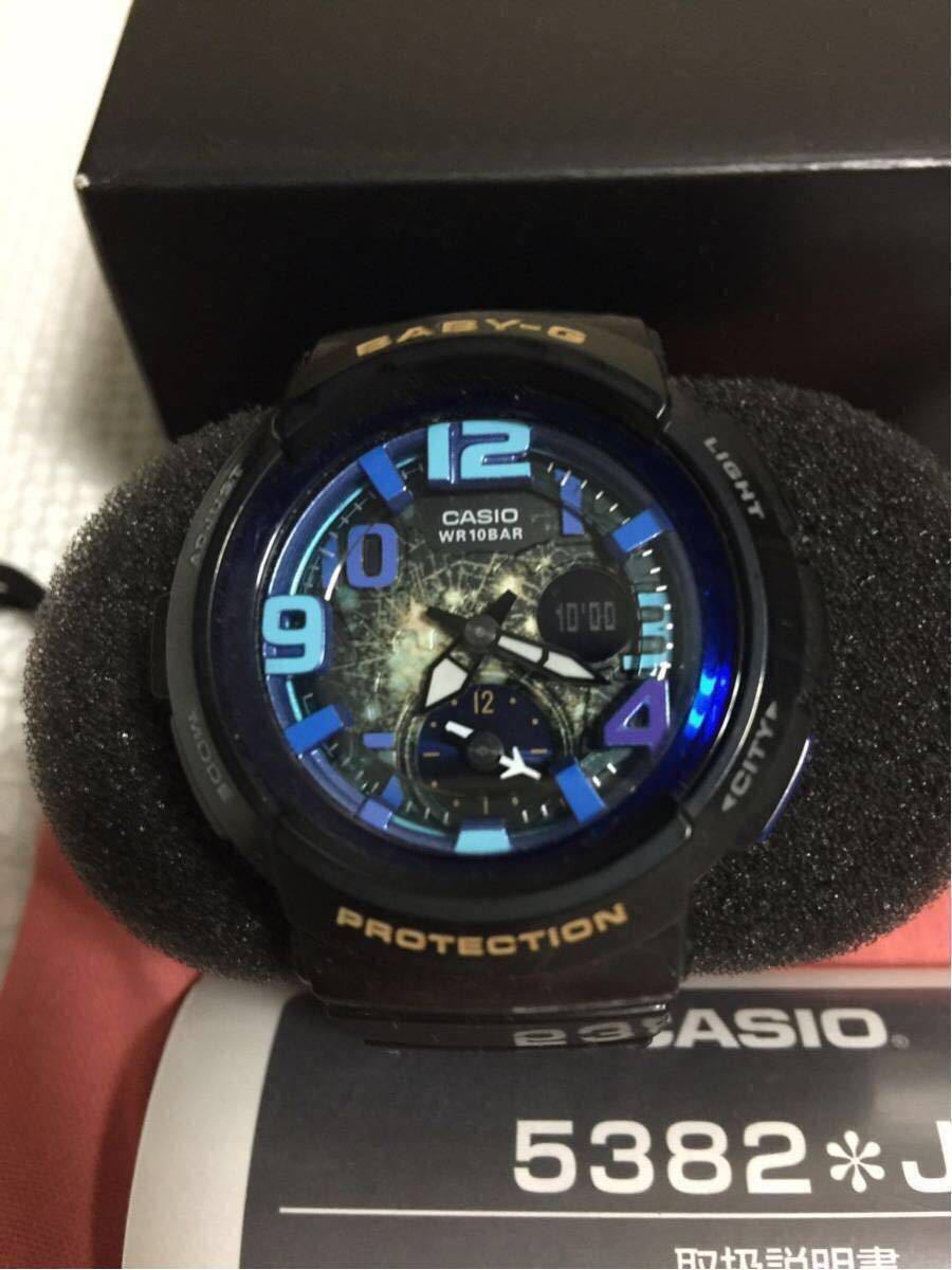 【新品】新品激安！BABYG 5382＊JA ブラック ブルー 宇宙 夜空 ギャラクシー Gショック ベイビージー GSHOCK ベビー