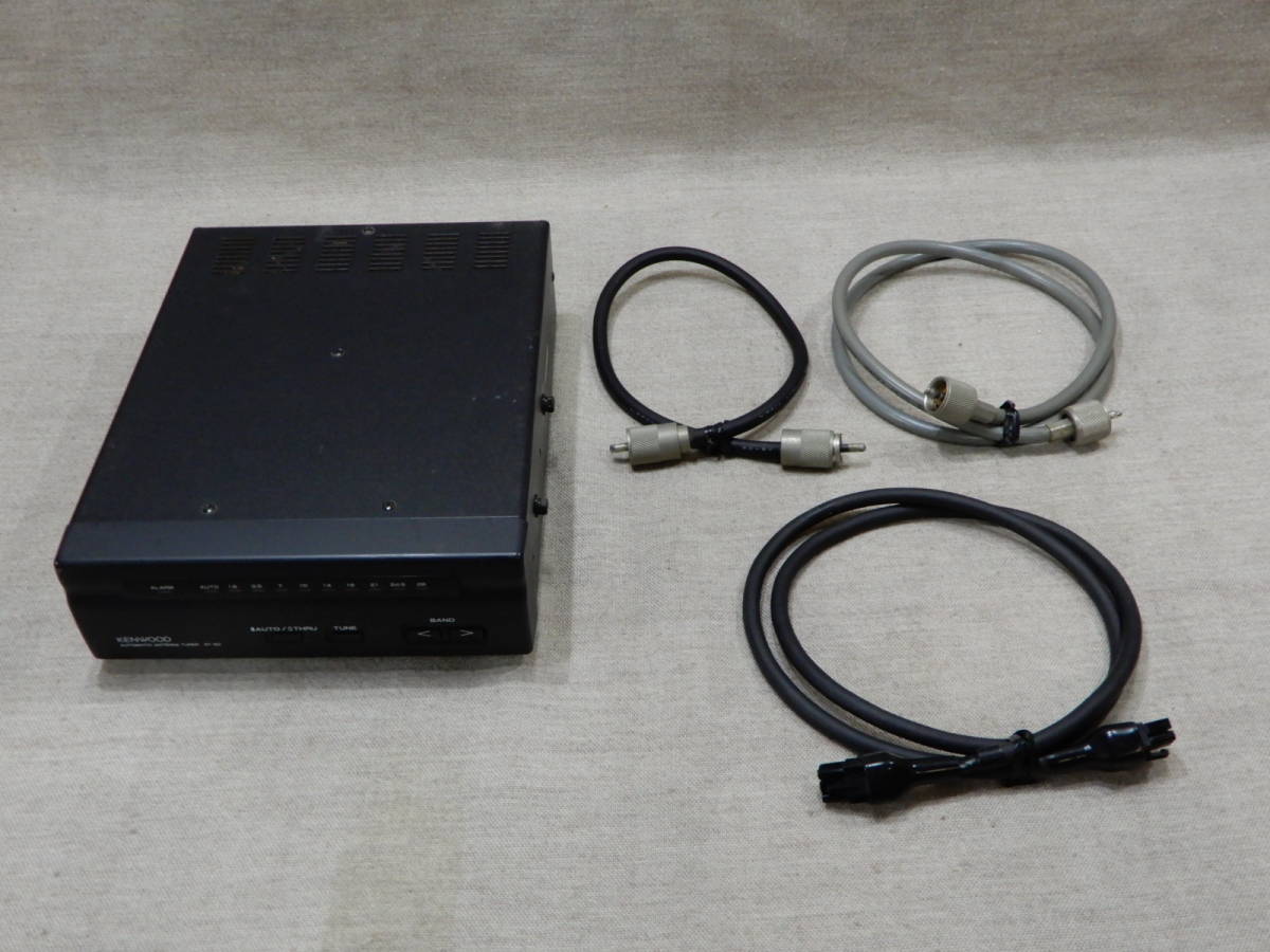KENWOOD ケンウッド AT50 AUTOMATIC ANTENNA TUNER アンテナ チューナー ケーブル付 の落札情報詳細