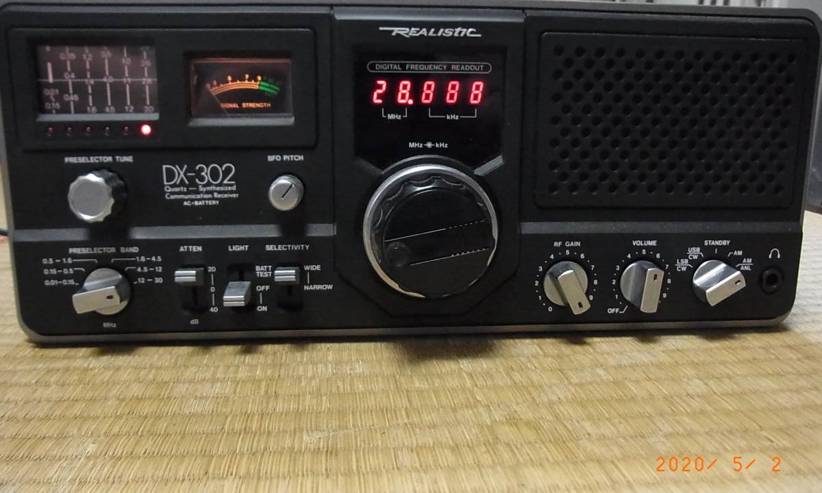 Realistic Shortwave Receiver DX302 タンディーラジオシャック DX300の落札情報詳細 ヤフオク落札価格検索 オークフリー