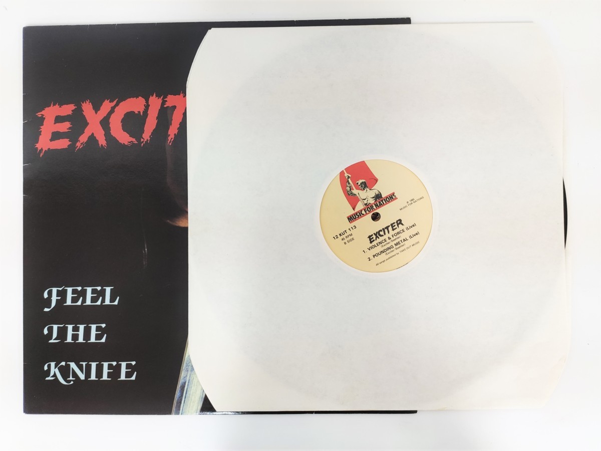 【目立った傷や汚れなし】 Exciter (エキサイター) Feel The Knife ヘビーメタル LP盤 の落札情報詳細 ヤフオク落札