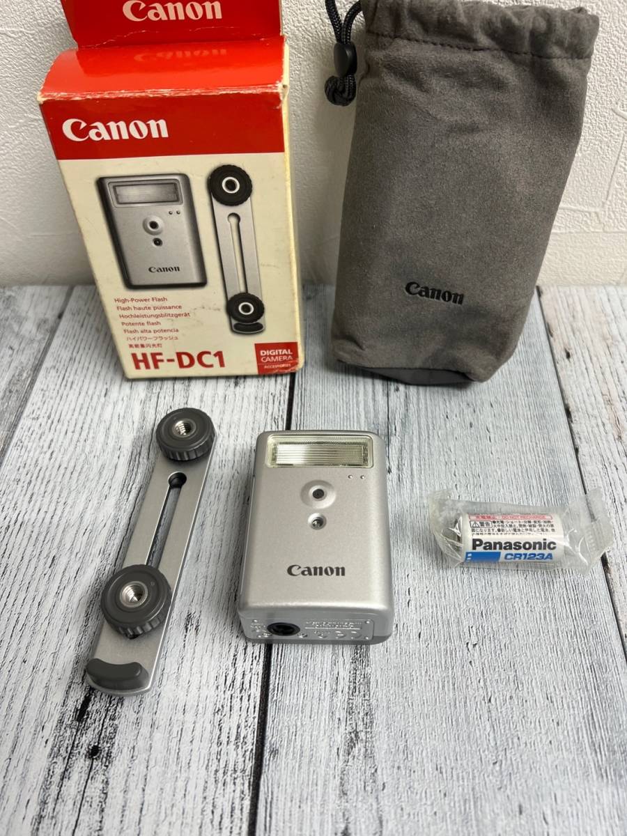 【やや傷や汚れあり】【動作未確認】CANON HFDC1 HIGHPOWER FLASH キヤノン ハイパワーフラッシュ の落札情報詳細 ヤフオク落札価格情報 オークフリー