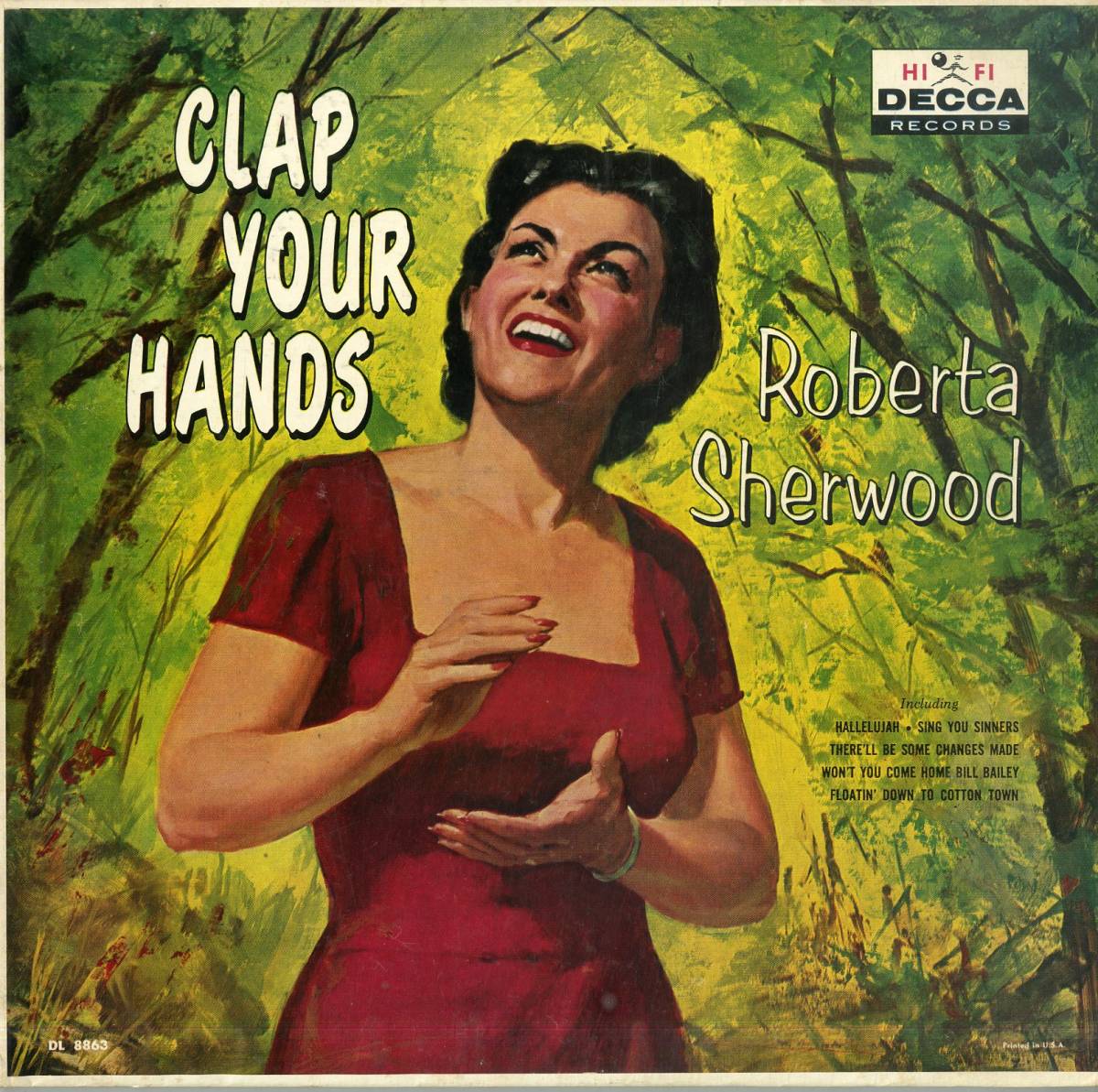 【やや傷や汚れあり】A00543705/LP/ロバータ・シャーウッド(ROBERTA SHERWOOD)「Clap Your Hands