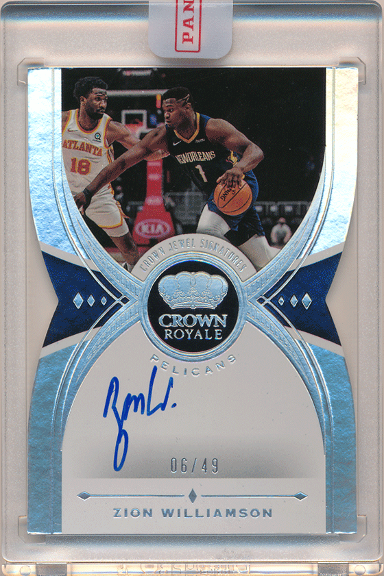 【目立った傷や汚れなし】Zion Williamson 202122 Panini Crown Royale Crown Jewel