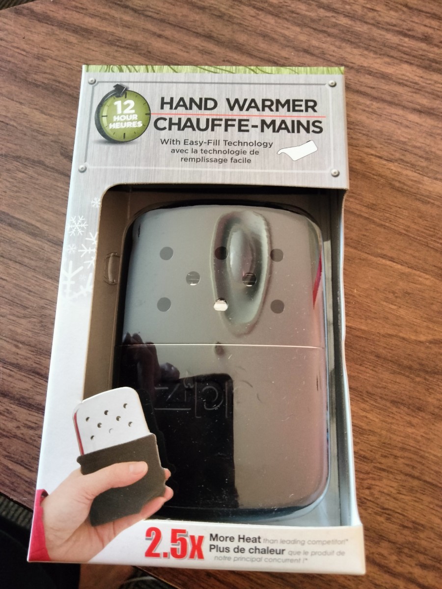 【未使用】Zippo HAND WARMER 黒 ジッポー ジッポ カイロ ハンドウォーマー 12時間燃焼 白金カイロ アウトドア キャンプ