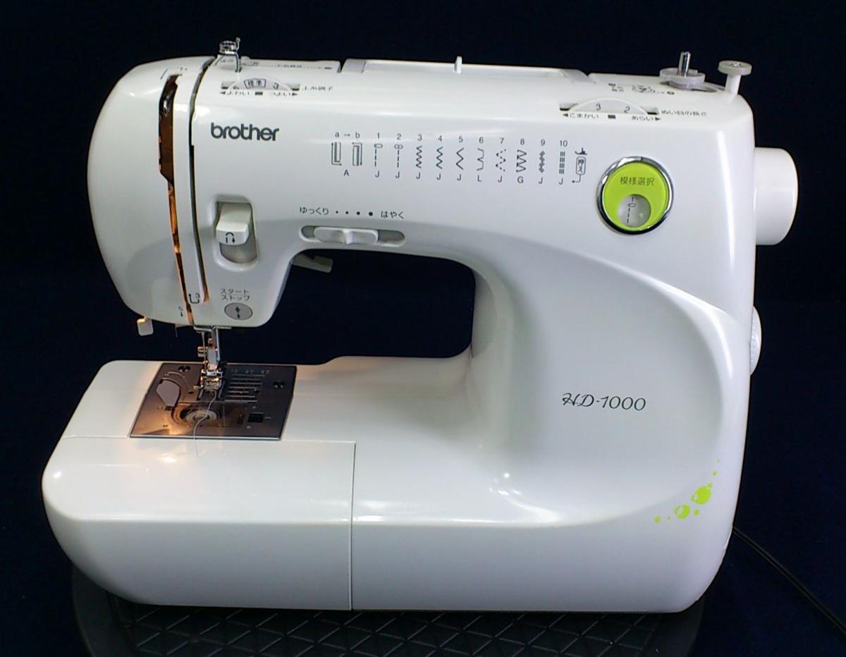 【中古】★★★ブラザー実用ミシン HD1000 型番： EL620 ★美品★の落札情報詳細 ヤフオク落札価格検索 オークフリー