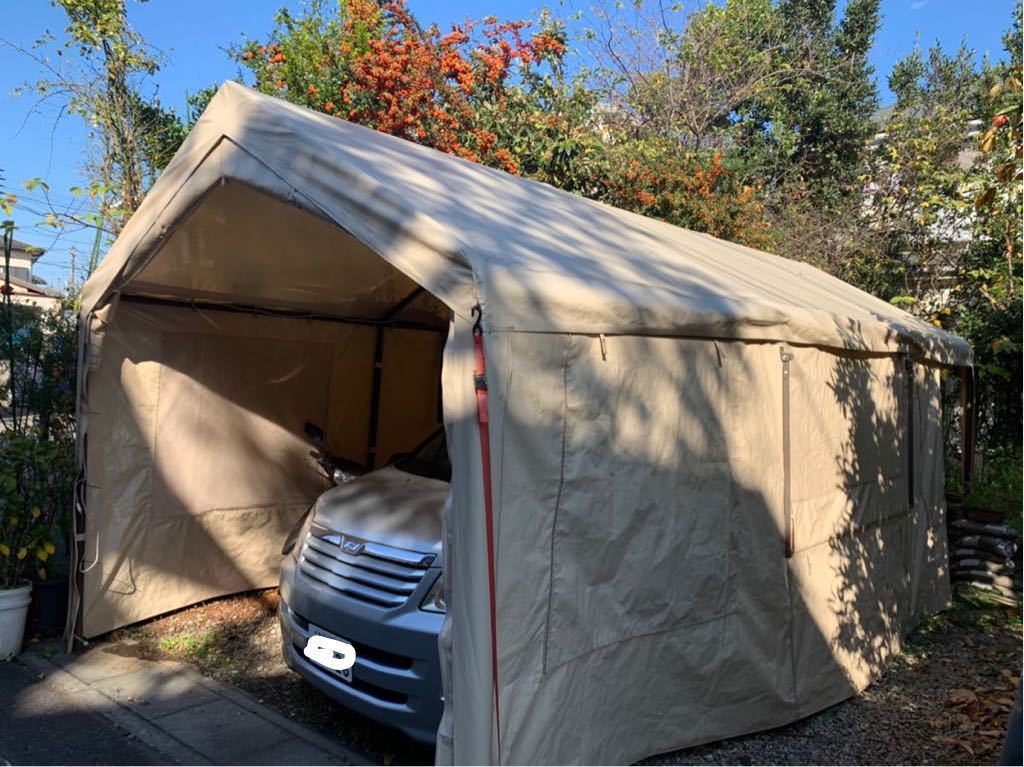 【中古】コストコガレージテントの落札情報詳細 Yahoo!オークション落札価格検索 オークフリー