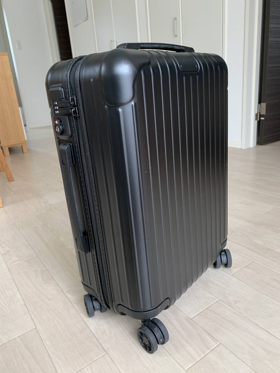 RIMOWA リモワ ESSENTIAL CABIN S マットブラック 黒 40x 55x 20cm 32L 201819新モデル 1回