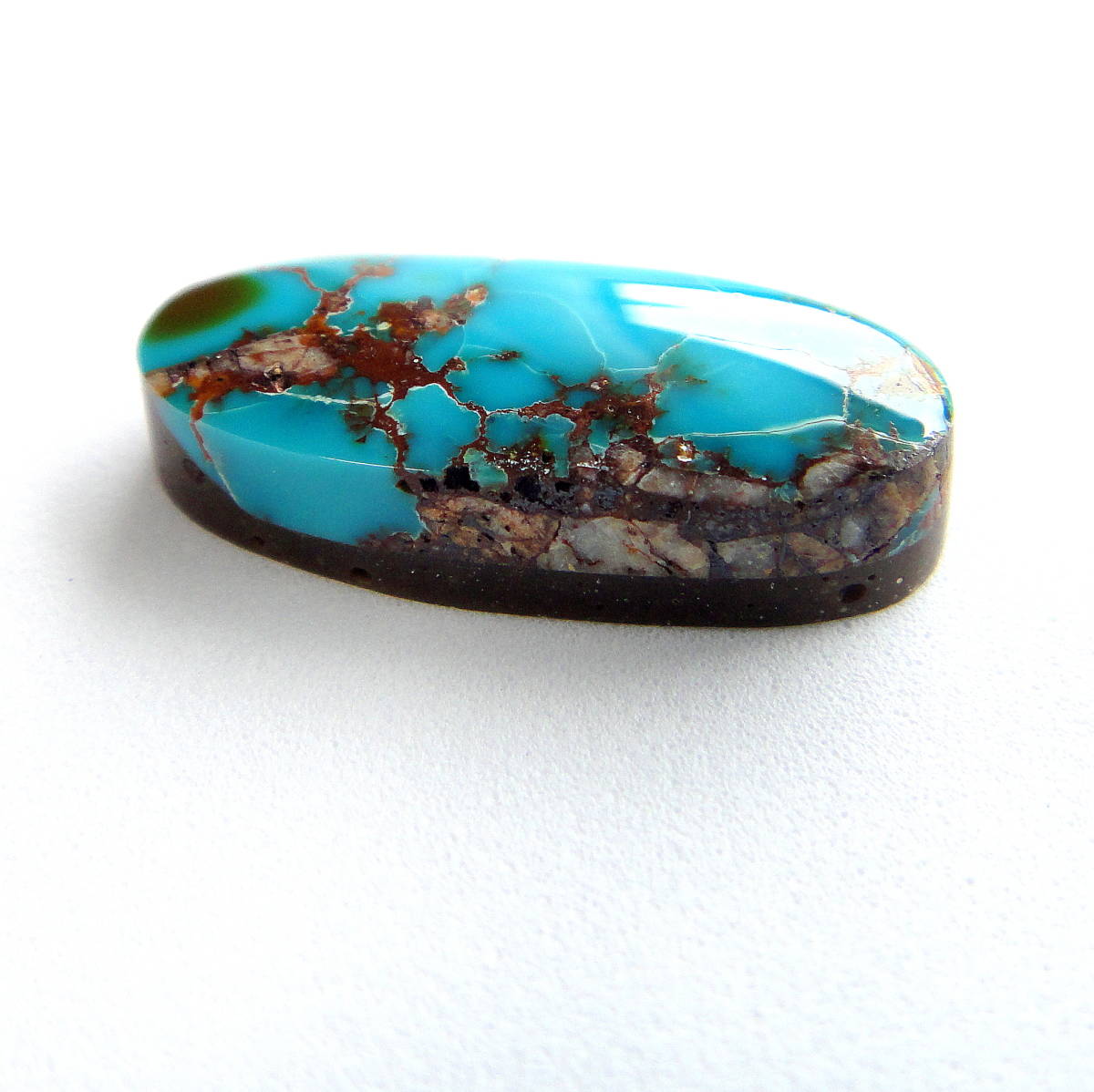 【新品】HighGrade!! 美品! ナチュラル パイロットマウンテン ターコイズ 11.5カラット ルース トルコ石 pilot