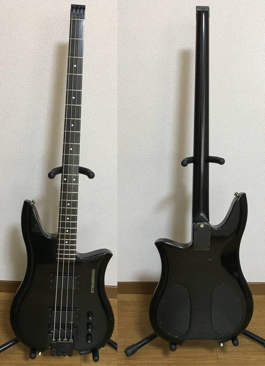Steinberger XQ2/Q4 V1 1991 Black アクティブ(HAZ Lab.製プリアンプ) DB Bridge System