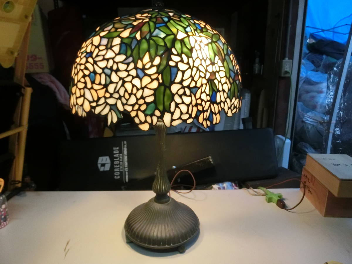 ステンドランプ ステンドグラス MADE IN USA ☆ アンティーク品 の落札情報詳細 ヤフオク落札価格情報 オークフリー