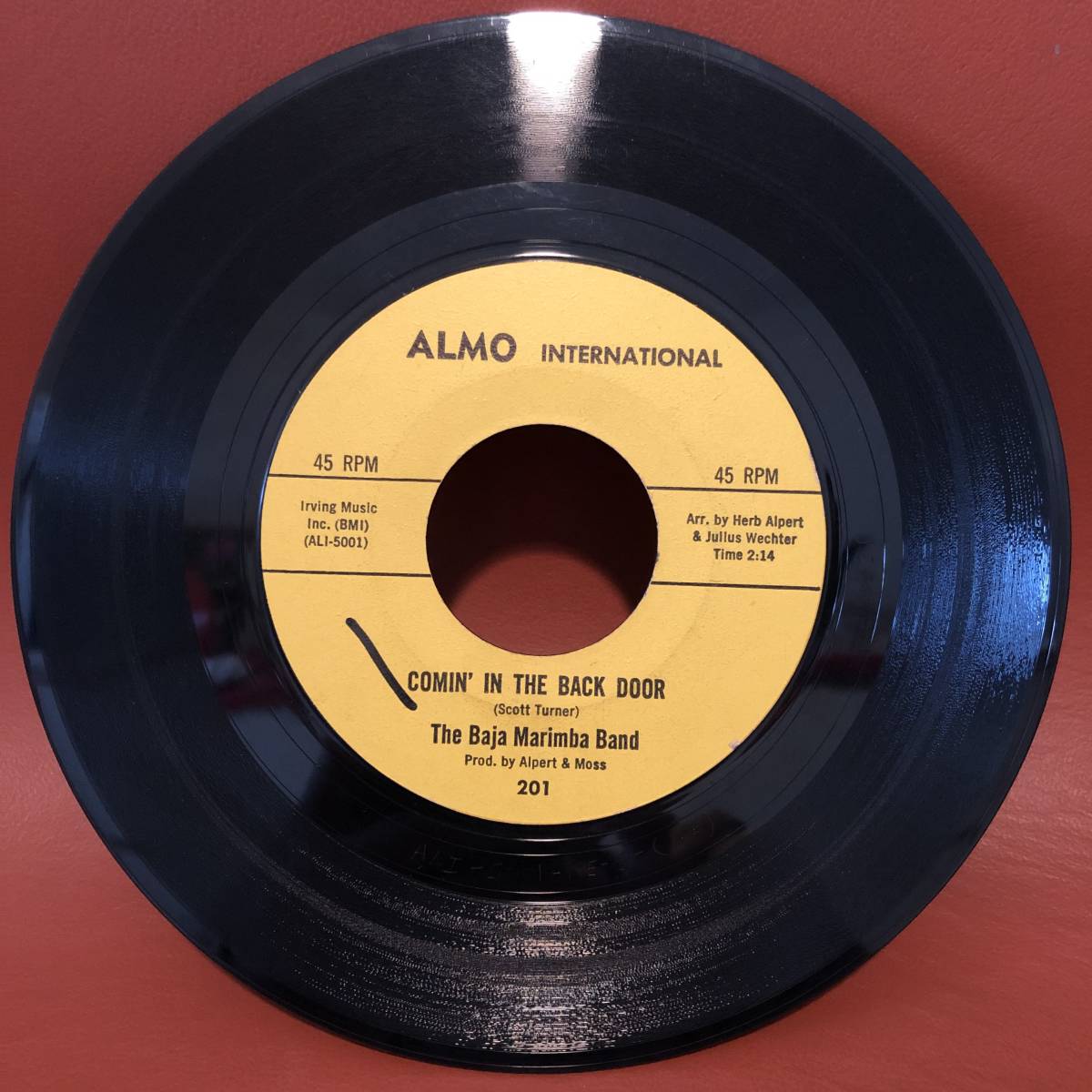 【目立った傷や汚れなし】美品！The Baja Marimba Band Comin' In The Back Door / December's Child Julius Wechter