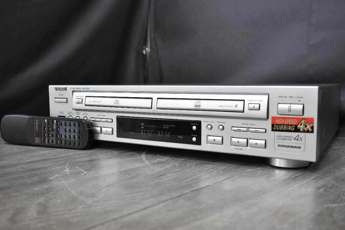 【全体的に状態が悪い】 s376 中古 TEAC ティアック CDレコーダー RWD280の落札情報詳細 ヤフオク落札価格検索 オークフリー