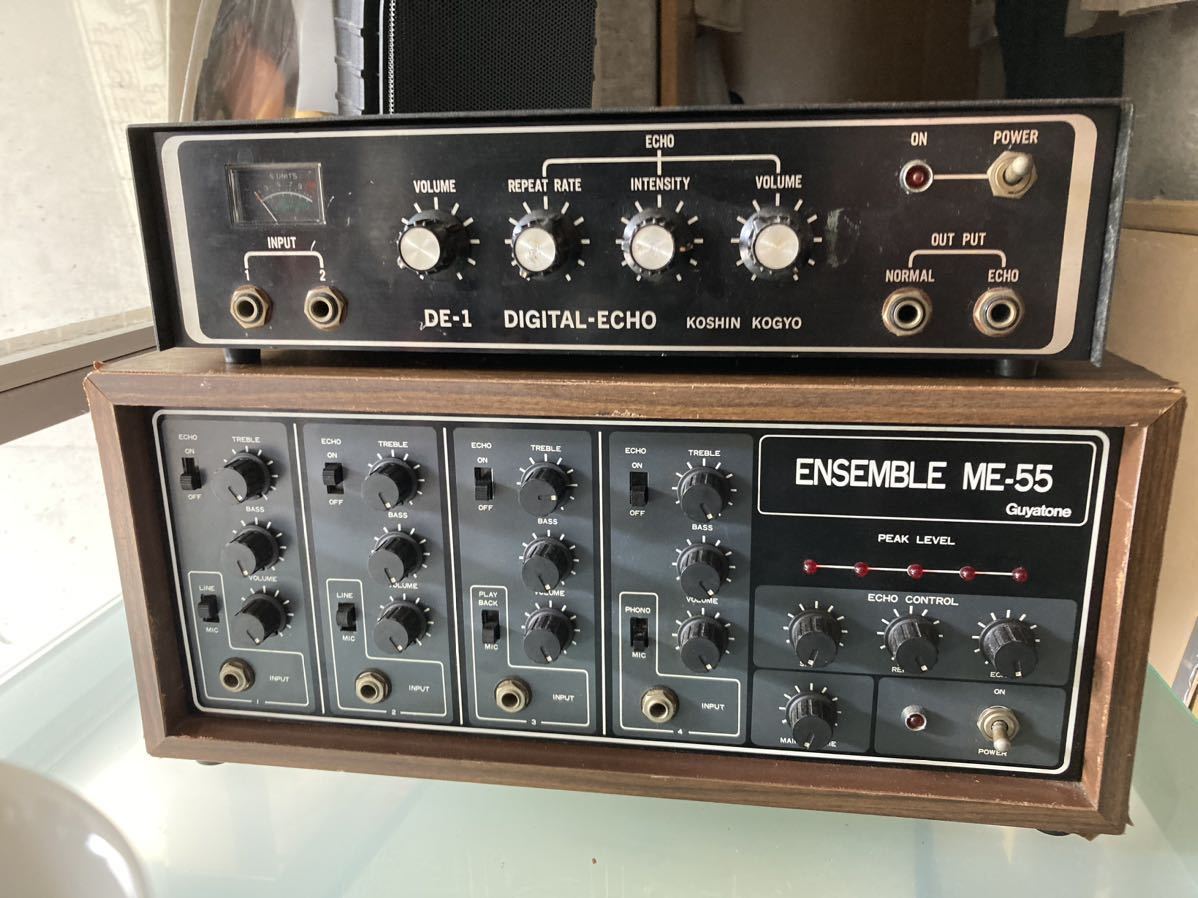 【傷や汚れあり】動作品 アナログ BBD ディレイ + ミキサー + アンプ MN3005 使用 ビンテージ ECHO ヴィンテージ エコー