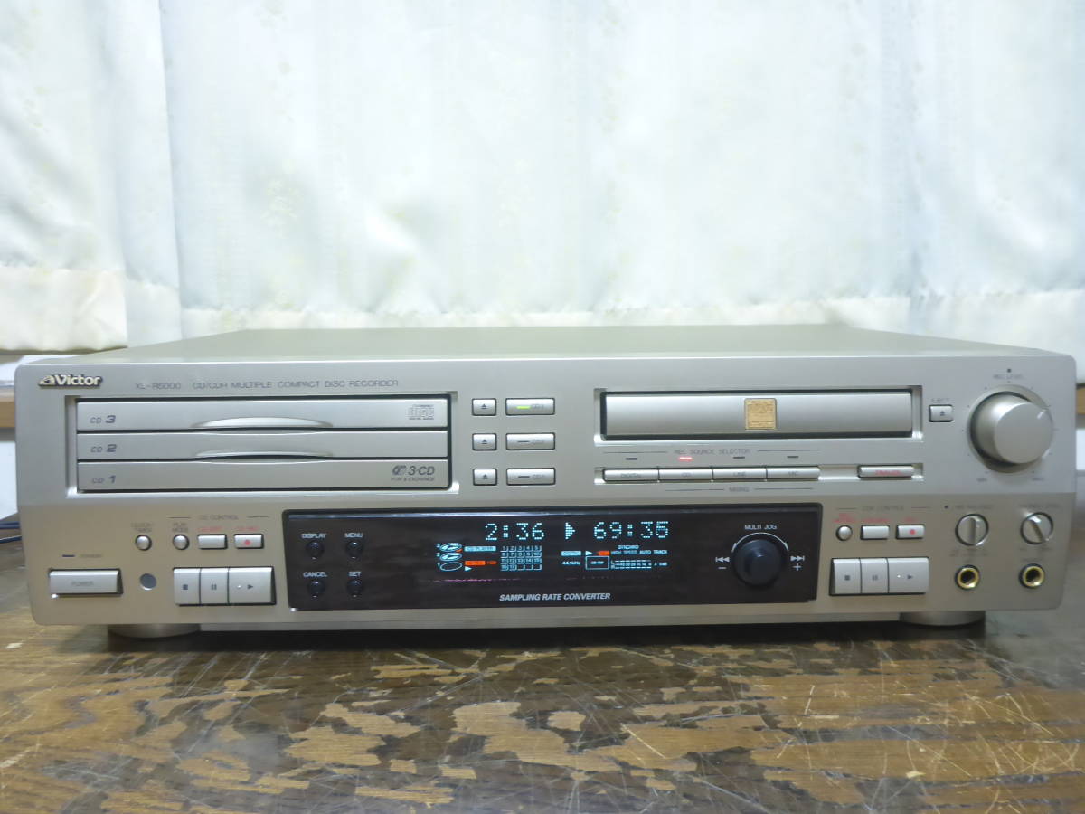 【やや傷や汚れあり】victor XLR5000 CDレコーダー チェンジャー ビクターの落札情報詳細 ヤフオク落札価格検索 オークフリー
