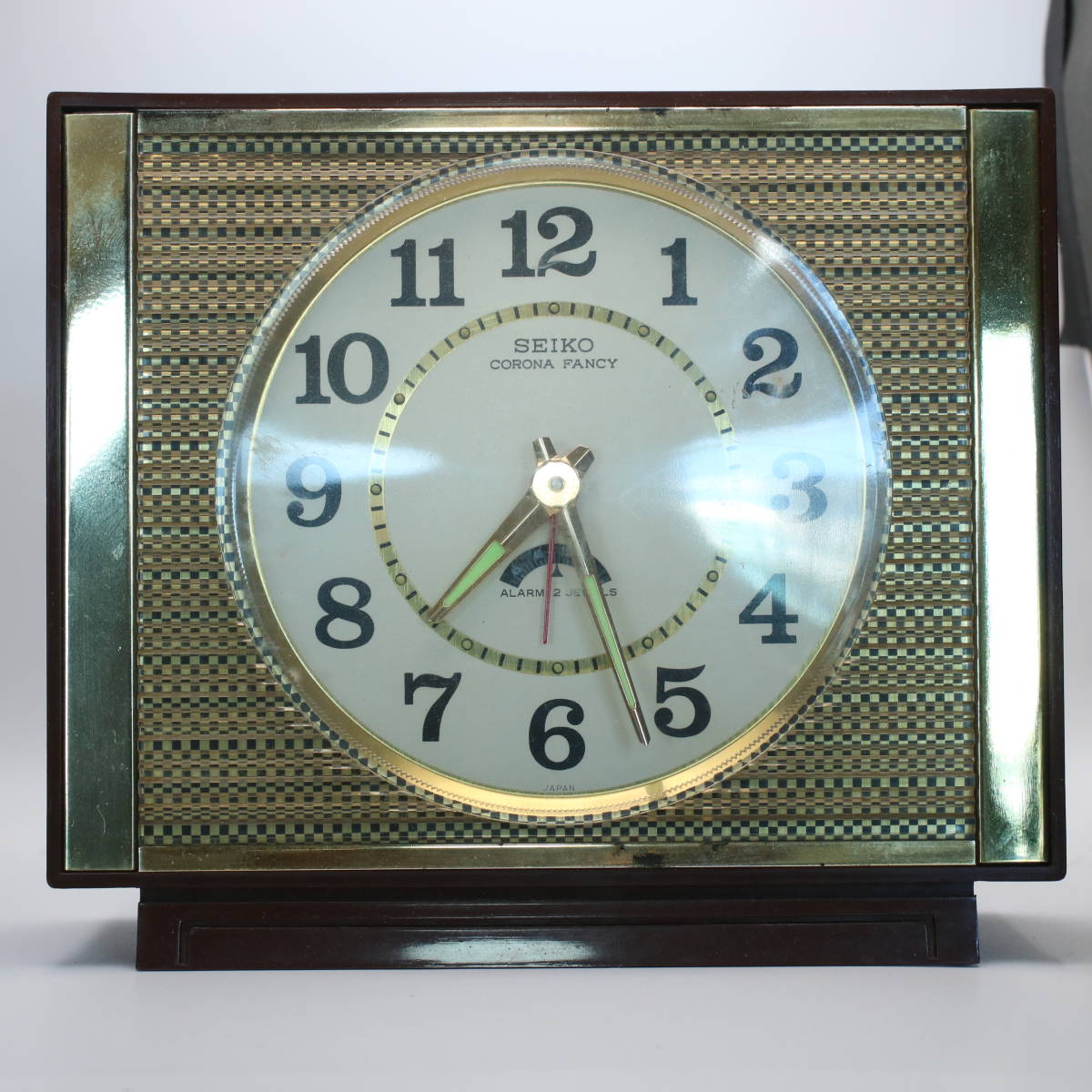 【やや傷や汚れあり】1円スタート ジャンク セイコー SEIKO CORONA コロナ FANCY ALARM 置時計 手巻き ゼンマイの落札