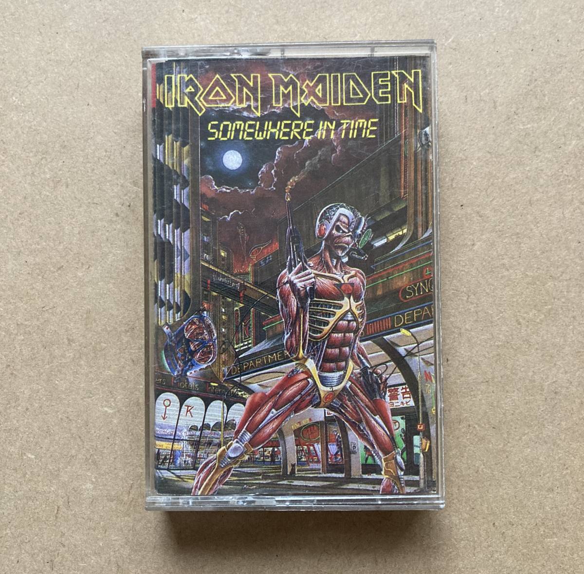 【目立った傷や汚れなし】IRON MAIDEN アイアン・メイデン / SOMEWHERE IN TIME 4XJ12524の落札情報詳細