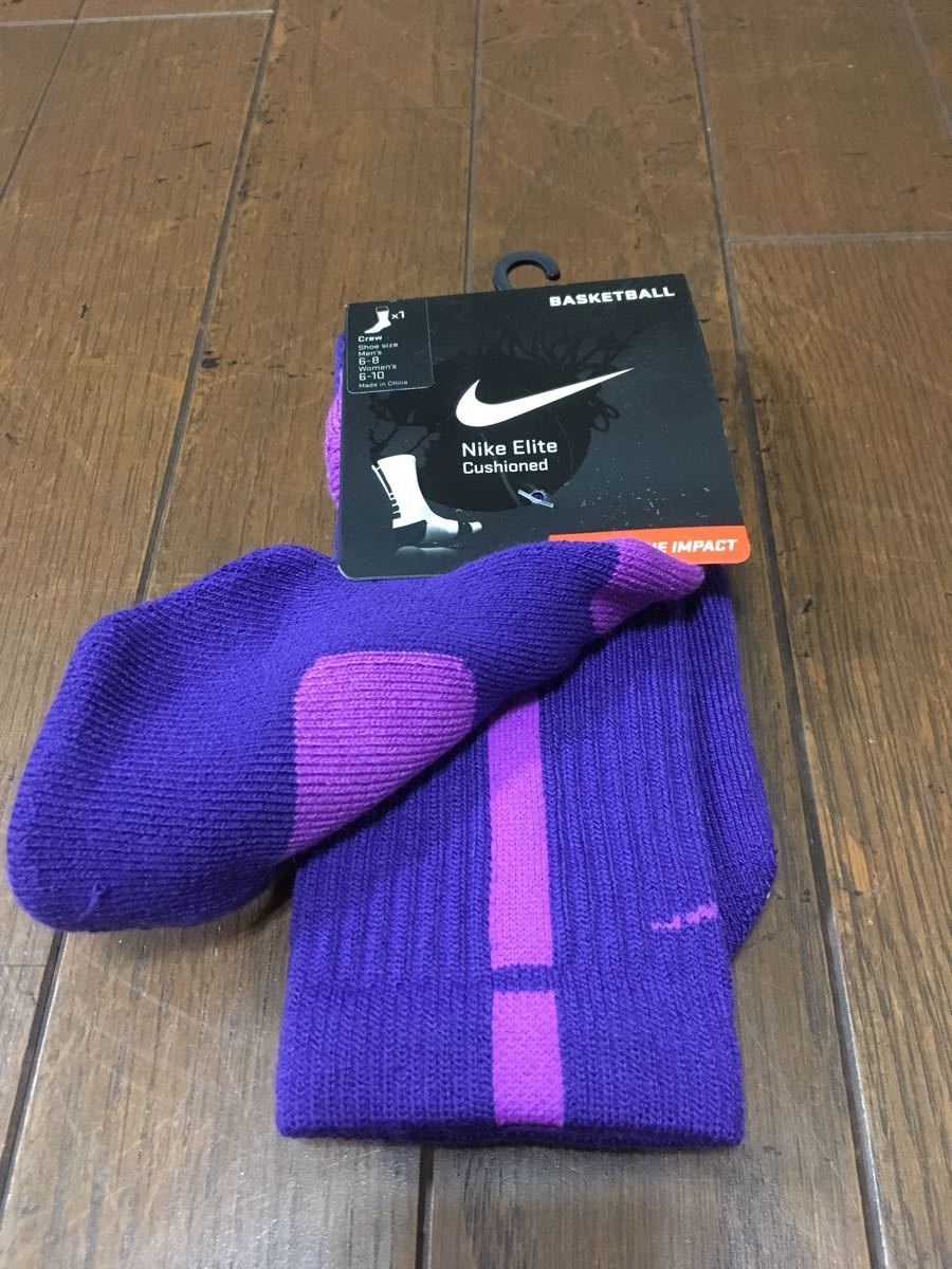 【新品】海外限定 NIKE elite socks ナイキ エリート ソックス バスケットボール バスケ 靴下 16の落札情報詳細