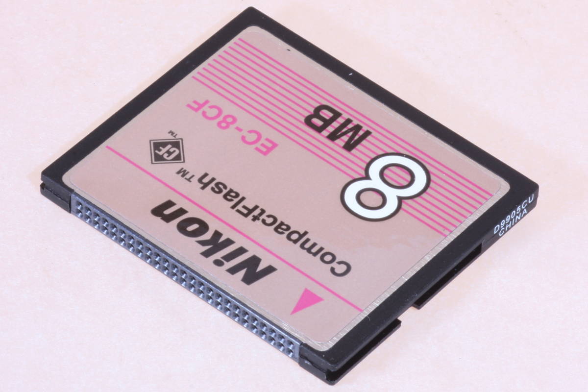 ニコン NIKON CF カード コンパクト フラッシュ Card 8MB EC8CF 動作確認済 送料無料の落札情報詳細 ヤフオク落札