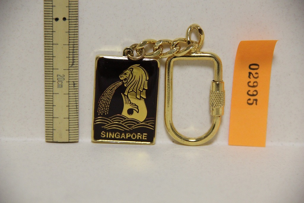 【やや傷や汚れあり】SINGAPORE キーホルダー 検索 マーライオン シンガポール 観光 お土産 グッズの落札情報詳細 ヤフオク落札