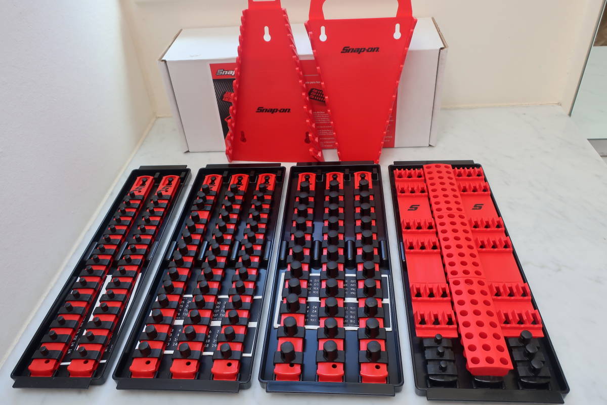 【新品】Snapon KAERNADD6R 新品 工具オーガナイザー6点セット レッド ソケット ビット レンチ スナップオンの落札情報詳細