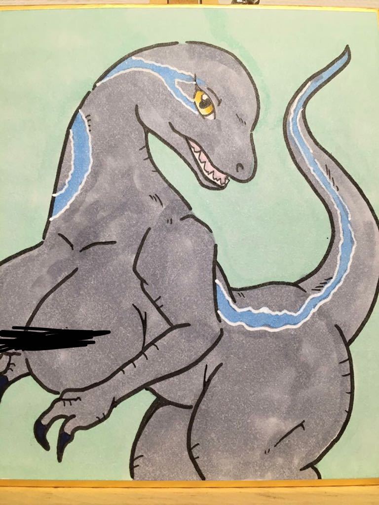 ヴェロキラプトルのイラスト（恐竜） | かわいいフリー素材集 いらすとや 新品】同人手描きイラスト ラプトル ブルー メスケモ の落札情報詳細| ヤフオク落札価格情報 オークフリー・スマートフォン版