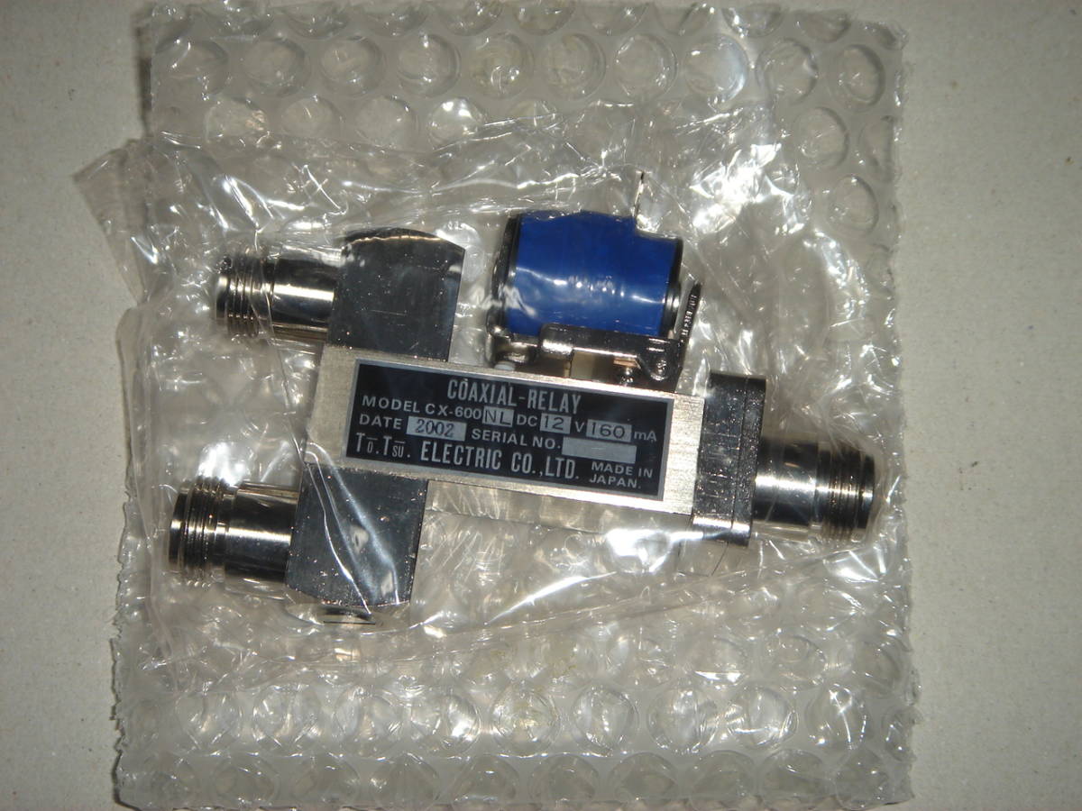 TOHTSU 東洋通商 同軸リレー CX600NL(未使用品）の落札情報詳細 ヤフオク落札価格検索 オークフリー