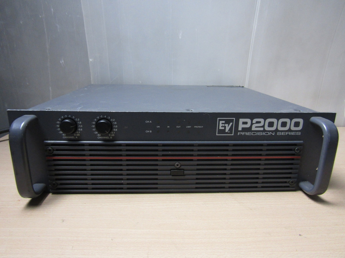 1103N11076 ElectroVoice P2000 稀少パワーアンプ EVの落札情報詳細 ヤフオク落札価格検索 オークフリー