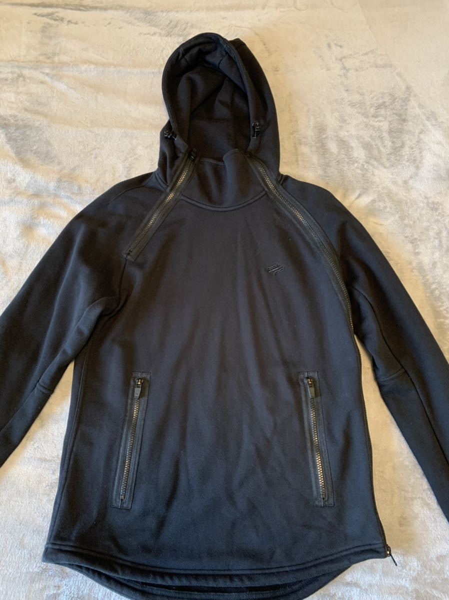 【やや傷や汚れあり】【美品 1円～】narifuri Fleece Pull breaker NF984 サイズS ナリフリ フリース プル