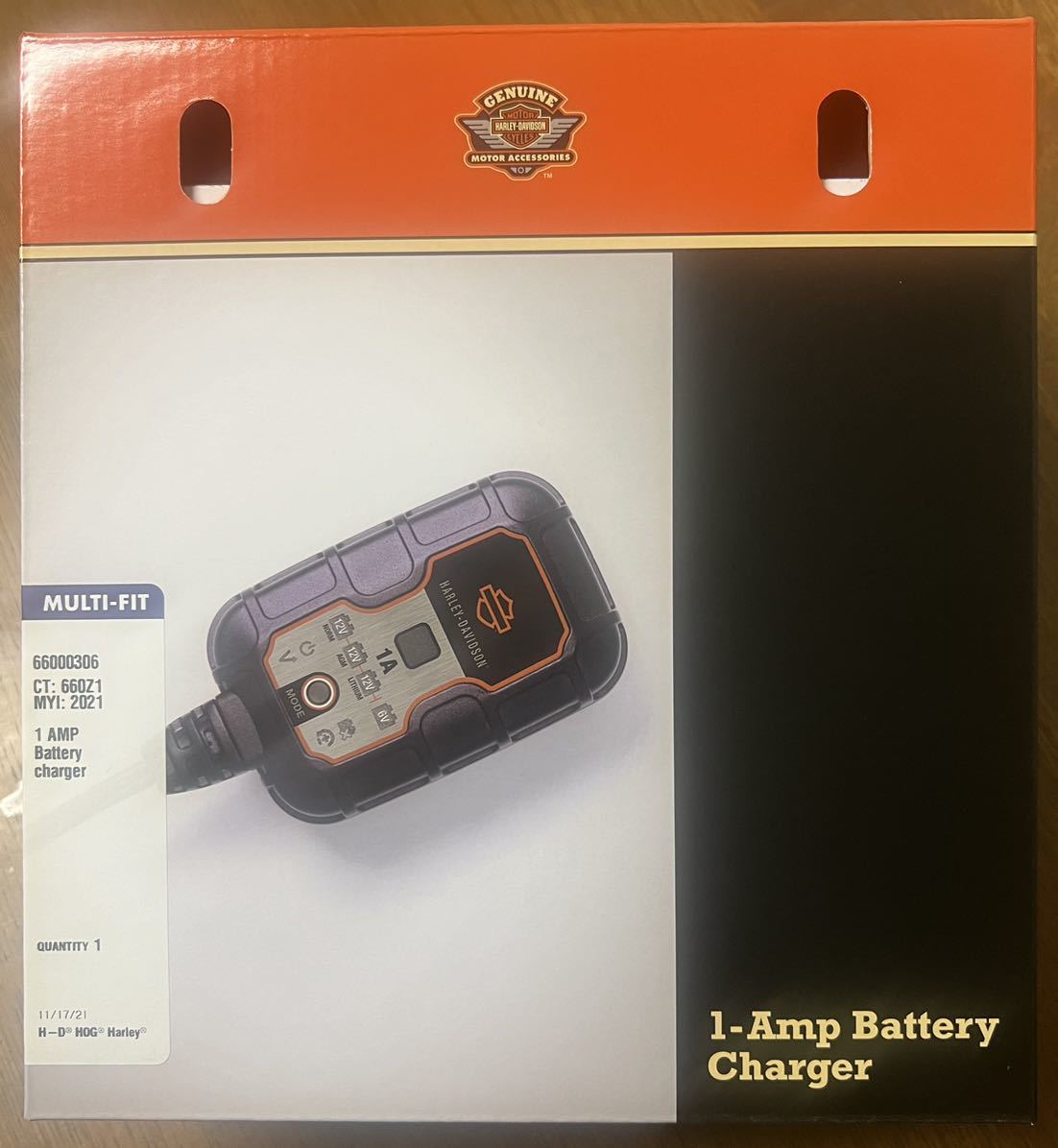 【未使用】ハーレーダビッドソン 純正1AMPバッテリーチャージャー 66000306 バッテリー充電器の落札情報詳細 ヤフオク落札価格検索