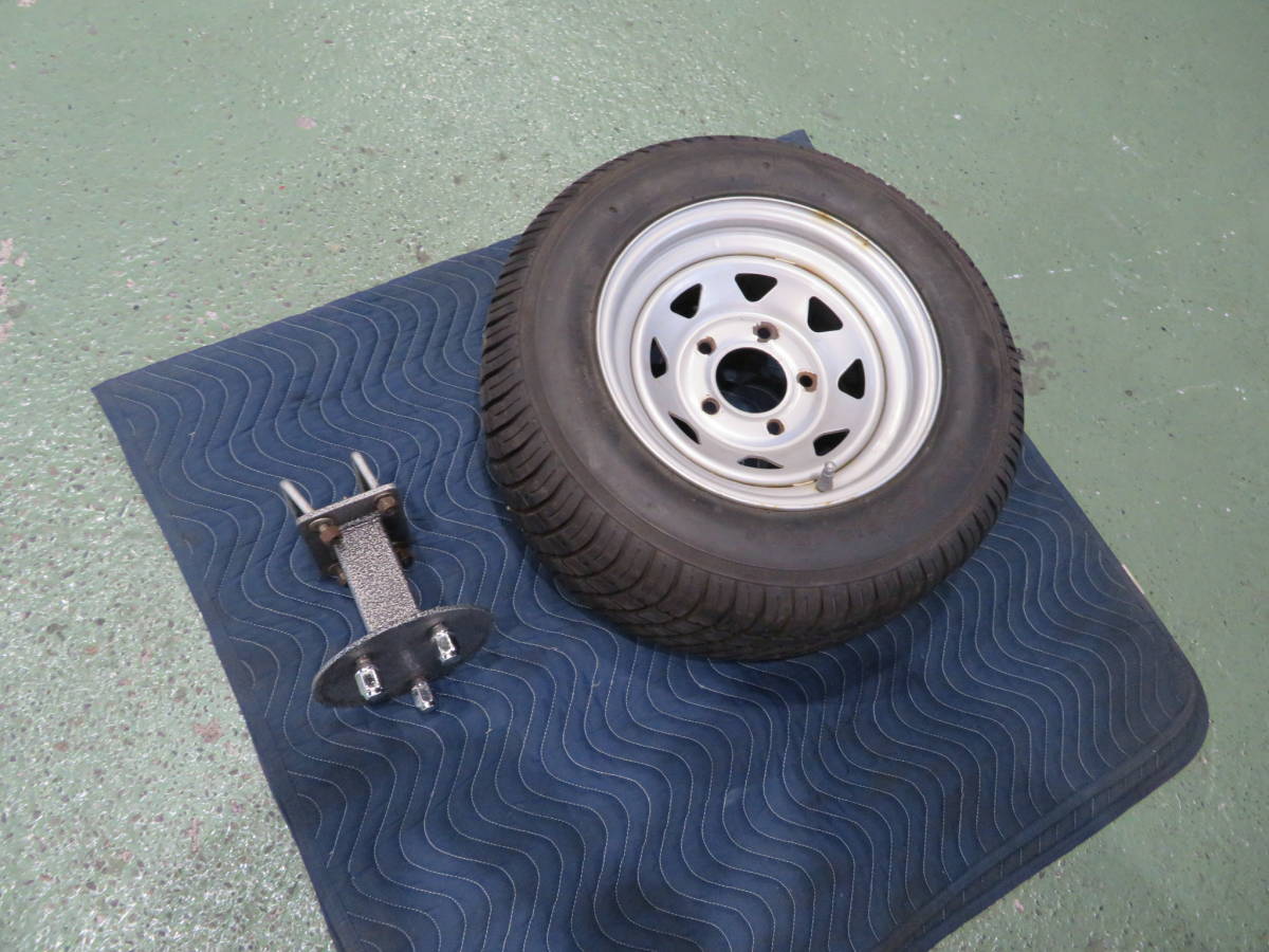 【傷や汚れあり】MAXトレーラー マックストレーラー用 スペアタイヤホルダー＆スペアタイヤ セット♪の落札情報詳細 ヤフオク落札価格検索