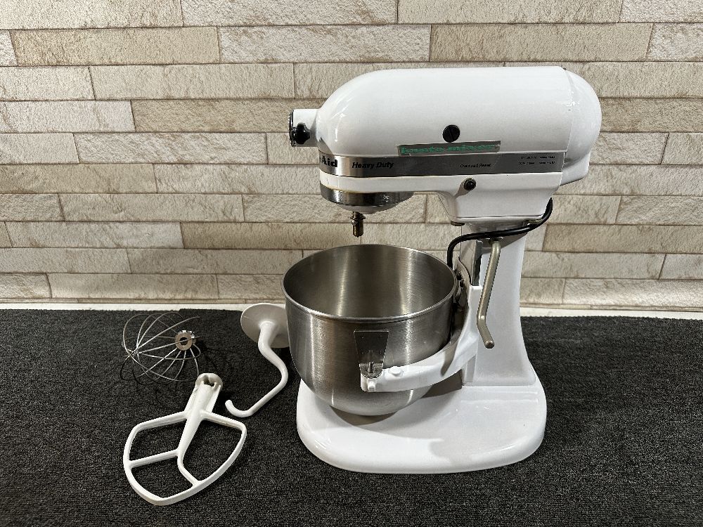 【やや傷や汚れあり】107★☆ KitchenAid HEAVY DUTY スタンド ミキサー K5SS MADE IN USA 動作確認済