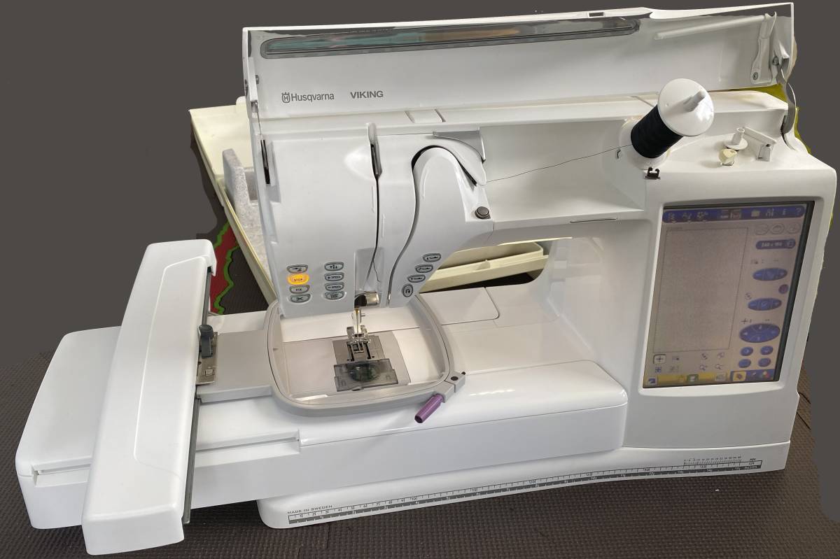【未使用】Husqvarna VIKING ハスクバーナ バイキング 刺繍機 ミシン Designer SE コンピューターミシンの落札情報