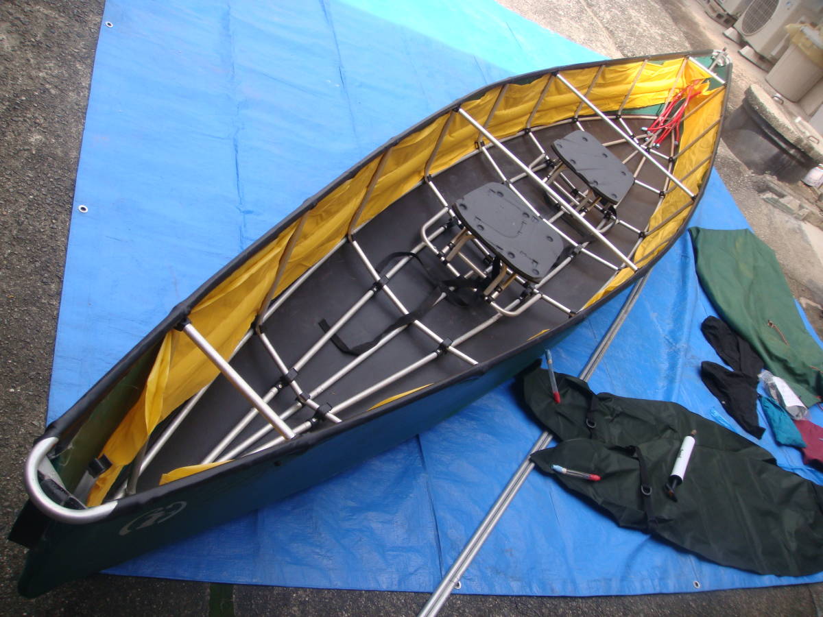 【傷や汚れあり】Mad River Canoe マッドリバーカヌー エスケープ 組み立て式 手渡しOK！の落札情報詳細 ヤフオク落札価格