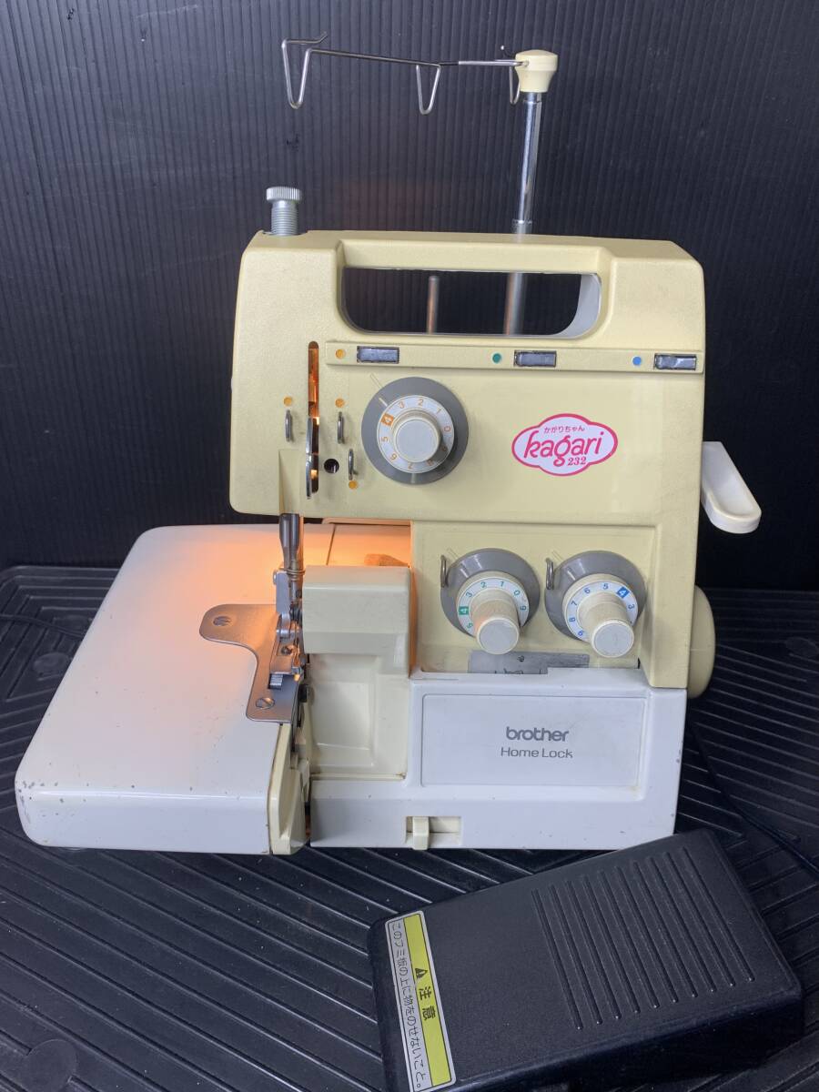 【傷や汚れあり】brother ブラザー ロックミシン Lock sewing machine Home Lock TE4B232の落札情報