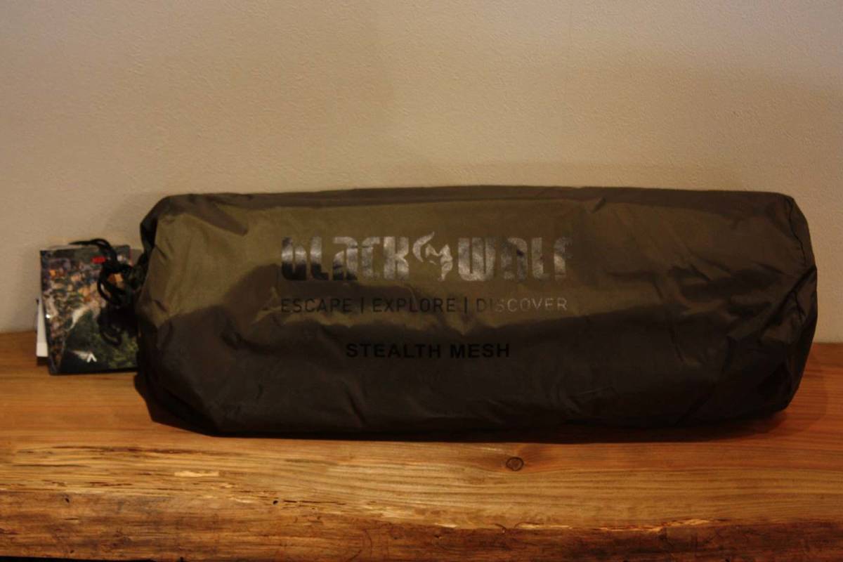 【新品】送料激安600円！Black Wolf Stealth Messh tent ブラックウルフ テント2 パップテント ブッシュクラフト