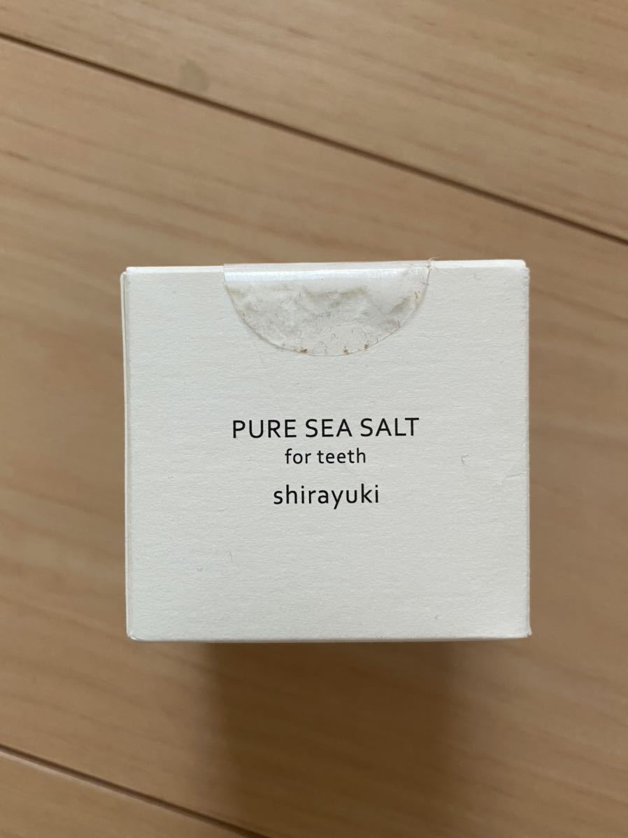【未使用】パウダー歯磨き粉 スフィア・ピュア・シーソルト フォー ティース シラユキ Sphere PURE SEA SALT for